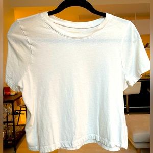 Madewell white basic T-shirt
